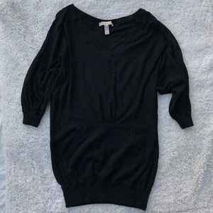 black comfy slouchy shirt | american rag
